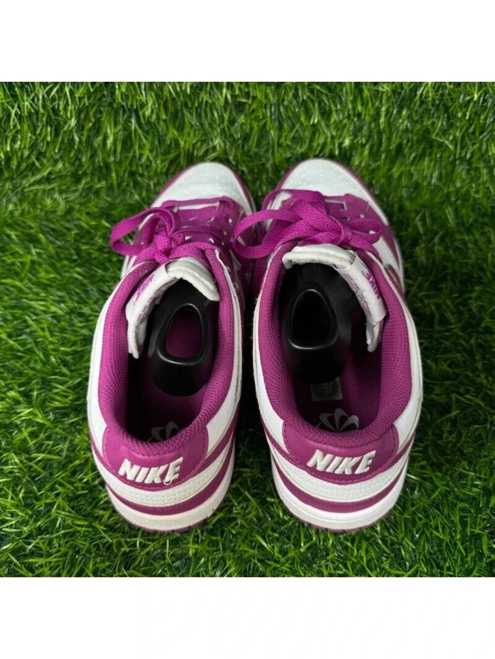 Nike Dunk Low Women Size 10 Active Fuchsia White DD1873-110 Pink Sneakers 2251